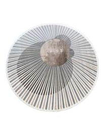 Ковер Safir 00837C Grey/Brown Круг