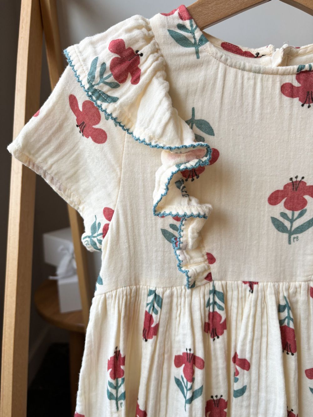 Хлопковое платье Petit Bateau, 110