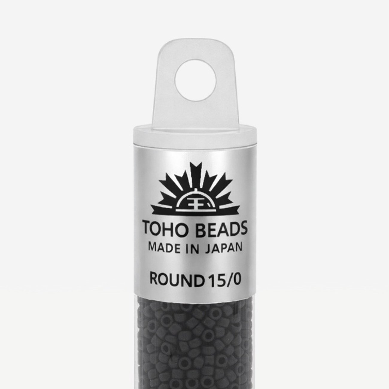 Японский бисер TOHO Round 15/0 (№49F), непрозрачный матовый