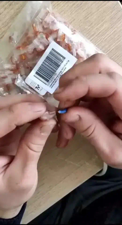 Скотчлок, универсальный кабельный соединитель TWIST одноразовый UY2 на 2 проводника (1 пара), диаметр соединяемых жил: от 0,4 до 0,7 мм (21 - 26 AWG), 100 шт./упак.