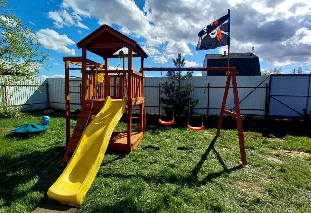 Детская площадка Савушка Мастер 5 (Махагон)