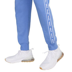 Мужской теннисный костюм Nike Club Fleece Casual Hoodie Track - небесный