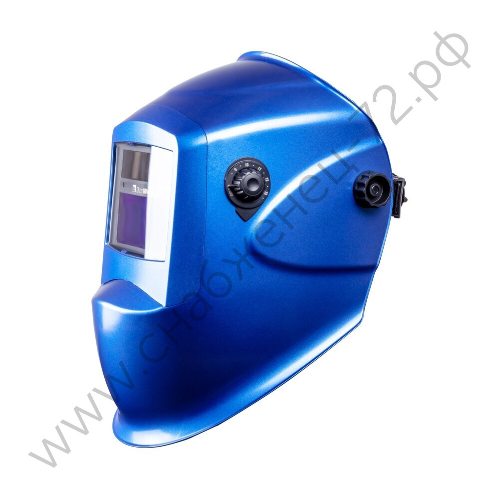 Маска сварщика КОРУНД-2 синяя (ф-р 7100V, пр-во FoxWeld), без коробки