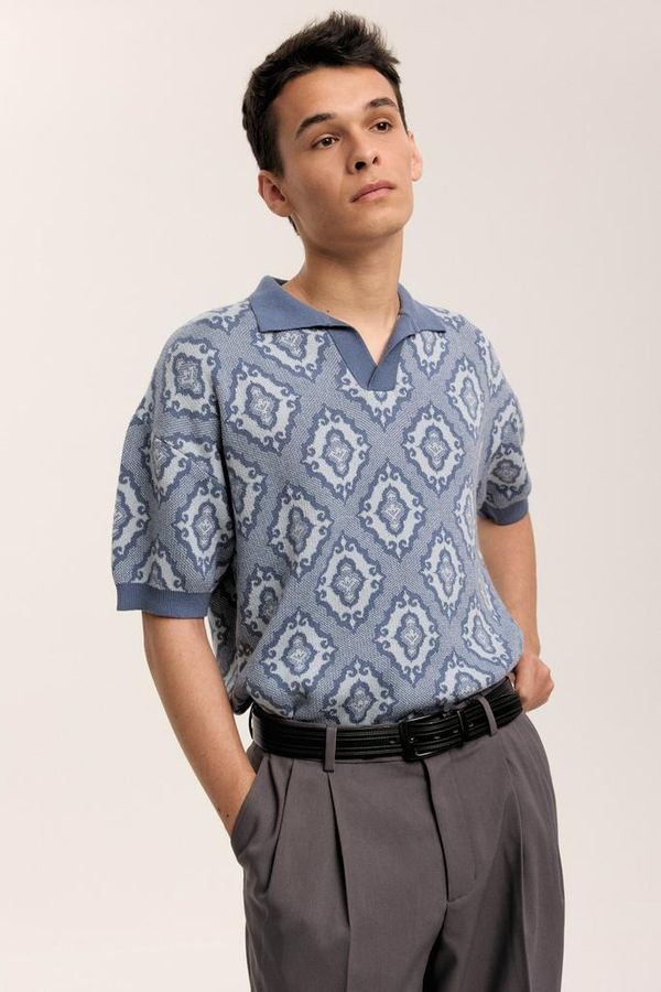 Поло Тюбетейка индиго - фото 1