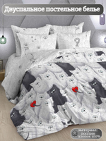 Постельное белье 2 спальное, поплин, наволочки 70х70, 100% хлопок, ивановский текстиль постельное белье