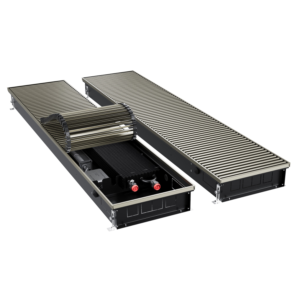 Конвектор внутрипольный Royal Thermo ATRIUM TURBO-90/300/1800-DG-U-LB