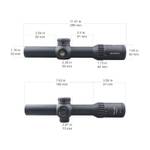 Оптический прицел Vector Optics FFP Continental x6 1-6x28 ( Сетка VCT-BNW / с подсветкой )