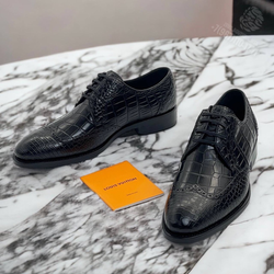 Туфли Louis Vuitton из кожи крокодила