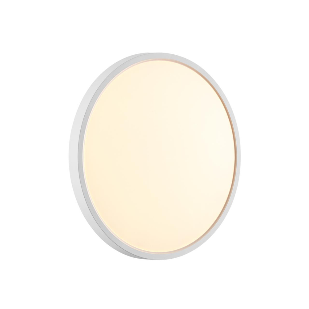 7659/24L MITRA LED SN 551 Светильник пластик/белый LED 24Вт 3000/4000K D300 IP40 ALFA WHITE