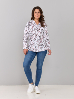 Блузка БЛ-22/белыйремни-цепи