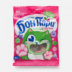Мармелад Бон Пари Кислые лапки 75 гр
