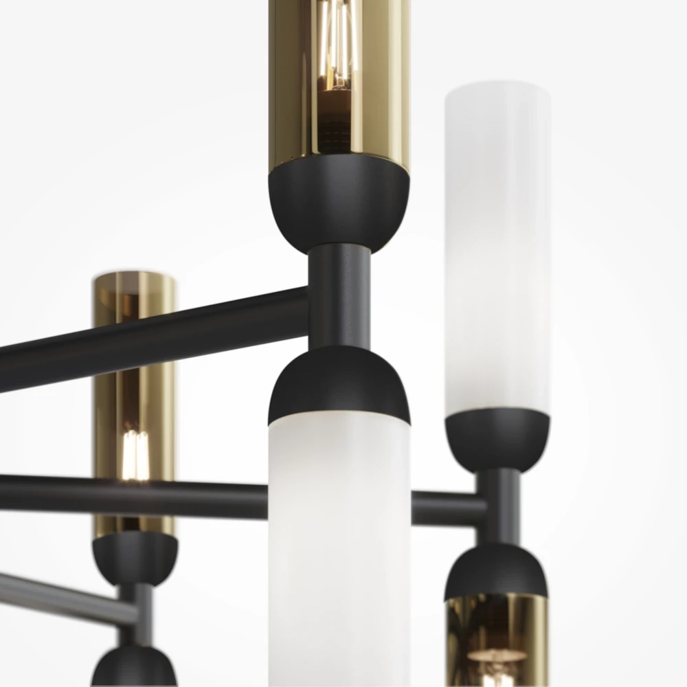 Люстра на штанге Maytoni MEMORY MOD177PL-16G