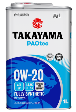 TAKAYAMA ILSAC GF-6A 0w20 PAOtec 1л метал