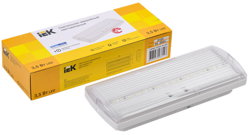 Светильник аварийного освещения IEK LDPA0-5030-1H-K01