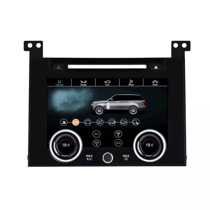 Сенсорная панель климата Range Rover 4 2012-2017 - Kuberg ZF-2003 LCD/ЖК экран 9" с отверстием под CD