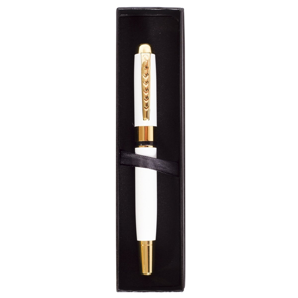 Ручка подарочная шариковая Alingar, 1,0 мм, синяя, круглый, цветной, металлический корпус, подарочная упаковка