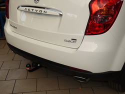 Фаркоп Avtos на SSANG YONG NEW ACTYON (2011)(паспорт и сертификат в комплекте)(без электрики)SY 011