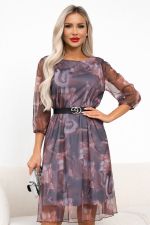 Платье Тутси (коричневый) Р11-1236 Nikol