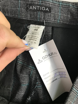 Брюки Antiga в клетку, визуально на 44 размер