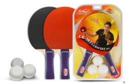 Набор для настольного тенниса Double Fish (2 ракетки, 3 мяча)