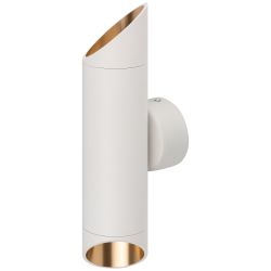 Светильник настенный ЭРА WL52 WH/GD под лампу MR16 GU10 белый/золото | Настенная подсветка