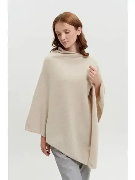 Накидка женская Т028-08/08 бежевая