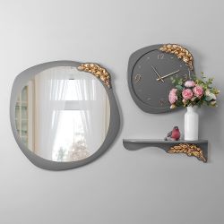 Полка Oliva Branch (Олива Бранч) Atmosfera Серый Бронза