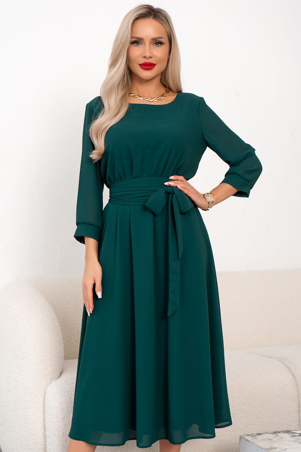 Платье Виржиния (зеленый) Р11-1240/2 Nikol
