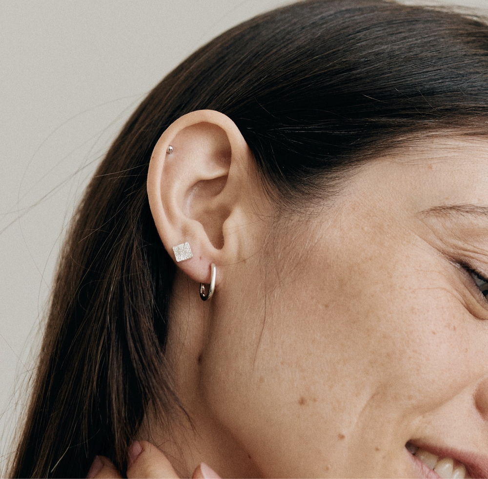 серьги zero mini