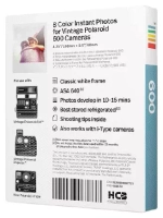 Кассеты Polaroid Color Film (для OneStep 2 и 600 серии) (картридж+аккумулятор)