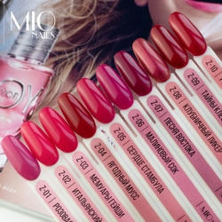 Гель-лак MIO NAILS Z-10. Рубиновое колье, 8мл.