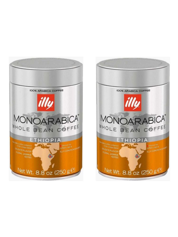 Кофе в зернах ILLY Эфиопия 250 мл, 2 шт