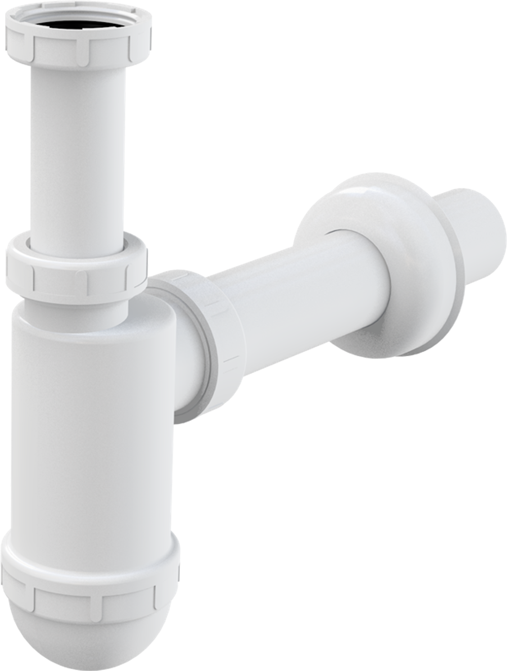 Сифон для умывальника Alca Plast A43 40 мм с накидной гайкой 5/4"