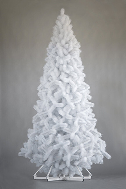 Искусственная ель Виктория Люкс белая, 5.5м., ПВХ, уличная, ПромЕлка (VK550WLX)