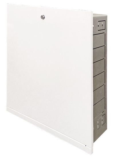 Шкаф коллекторный Uni-Fitt ШРВ-0 встраиваемый распределительный 670x125x406 мм (482G0000)