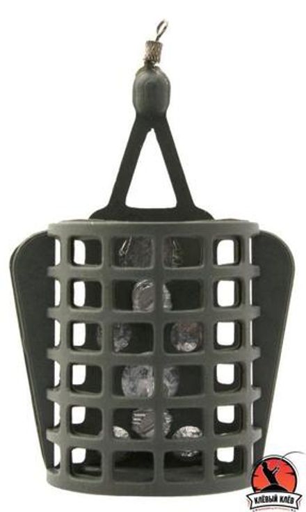 Кормушка ECOPRO фидерная пластик. Хамелеон с грунтозацепом  40 г. (10 шт.)