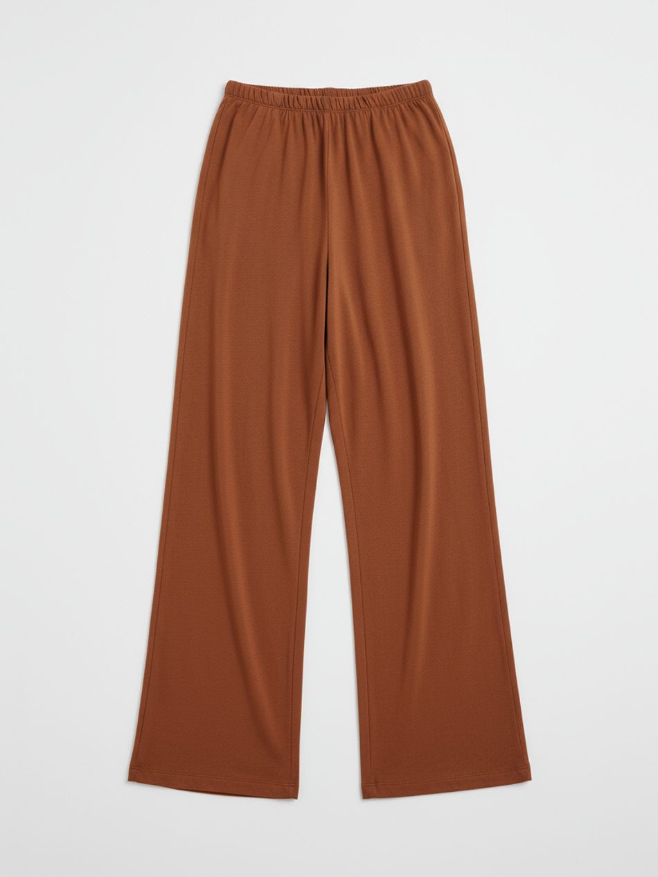 Трикотажные брюки свободного кроя