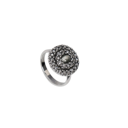 "Анды" кольцо в серебряном покрытии из коллекции "Самоцветы" от Jenavi