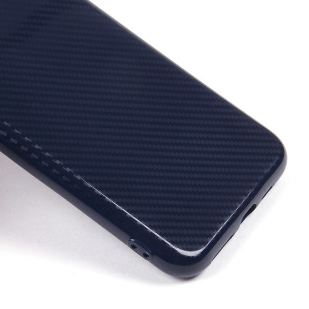 Чехол ТПУ карбон глянцевый для iPhone 11 Pro Max, 011457 Красный