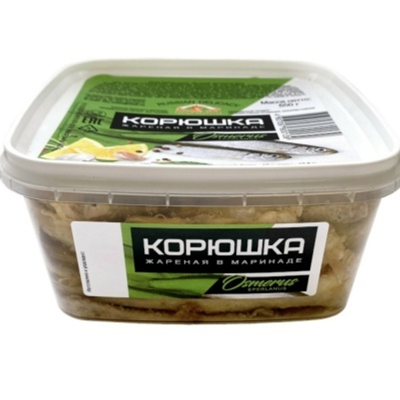 Корюшка жареная в маринаде (650г)