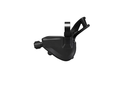 Шифтер Shimano Deore, M5100, левый, 2 скорости, индикатор, трос 1800мм, черный