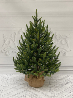 Ель TreeDeLuxe Королевская 100% литая 60см в мешочке зеленая