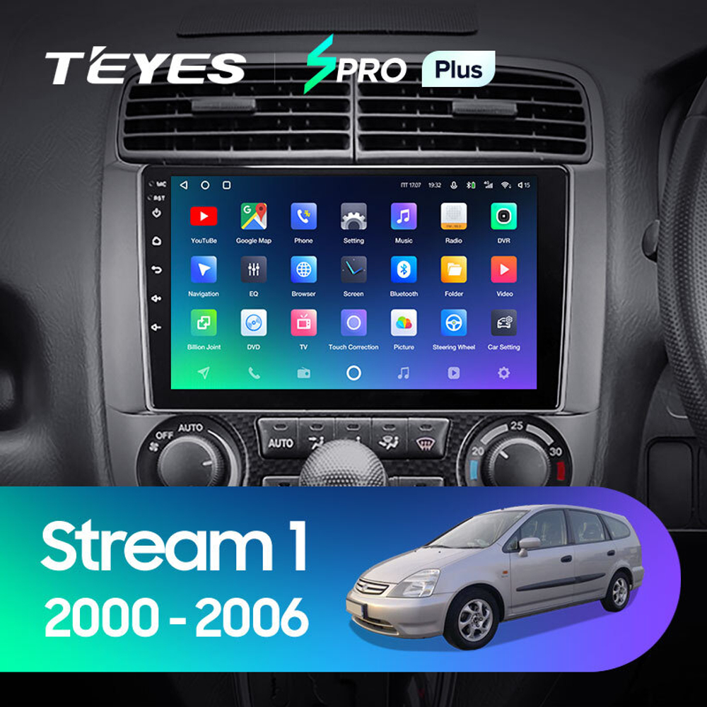 Teyes SPRO Plus 9" для Honda Stream 1 2000-2006