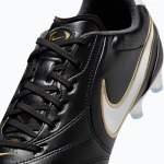 Футбольные бутсы Nike Tiempo Ligera Pro FG black/white