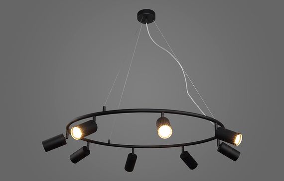 Светильник подвесной Crystal Lux RIVO SP8 BL