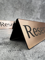 Табличка стол заказан настольная Reserved 5 штук