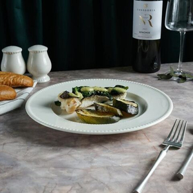 Тарелка d=27 cм,фарфор "NOBLE" серия "LUXE"