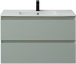 Тумба с раковиной Allen Brau Eclipse 1.E1003.PWM 100 рapyrus white matt