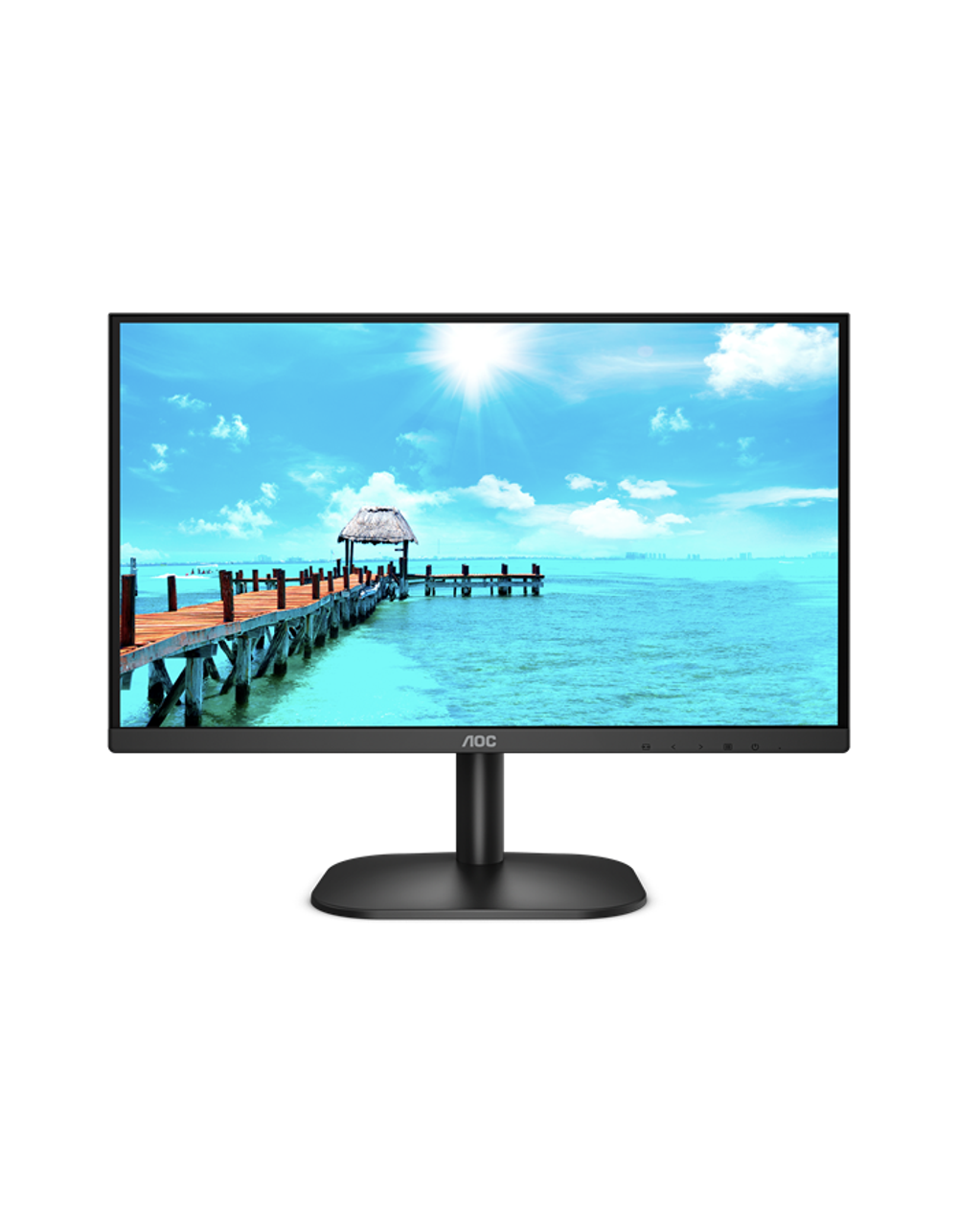 Монитор 23,8" AOC 24B2XH/EU 1920x1080, LED, 16:9, IPS, 250cd, 1000:1, 20M:1, 4ms, 178/178, VGA, HDMI, 75Hz, Tilt, Внеш, VESA, Black, 3y