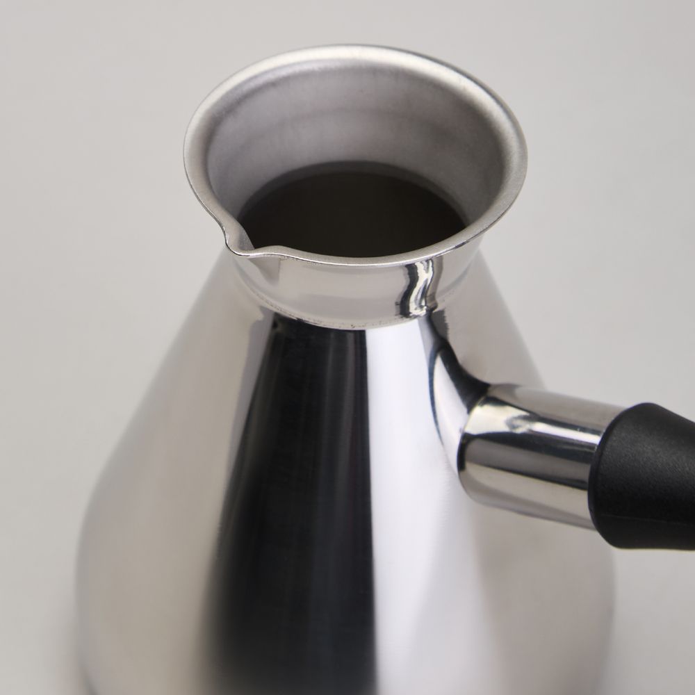 ТУРКА AGNESS, 350МЛ, НЕРЖ.СТАЛЬ 304, ТЕРМОАККУМУЛИРУЮЩЕЕ ДНО, ИНДУКЦИЯ